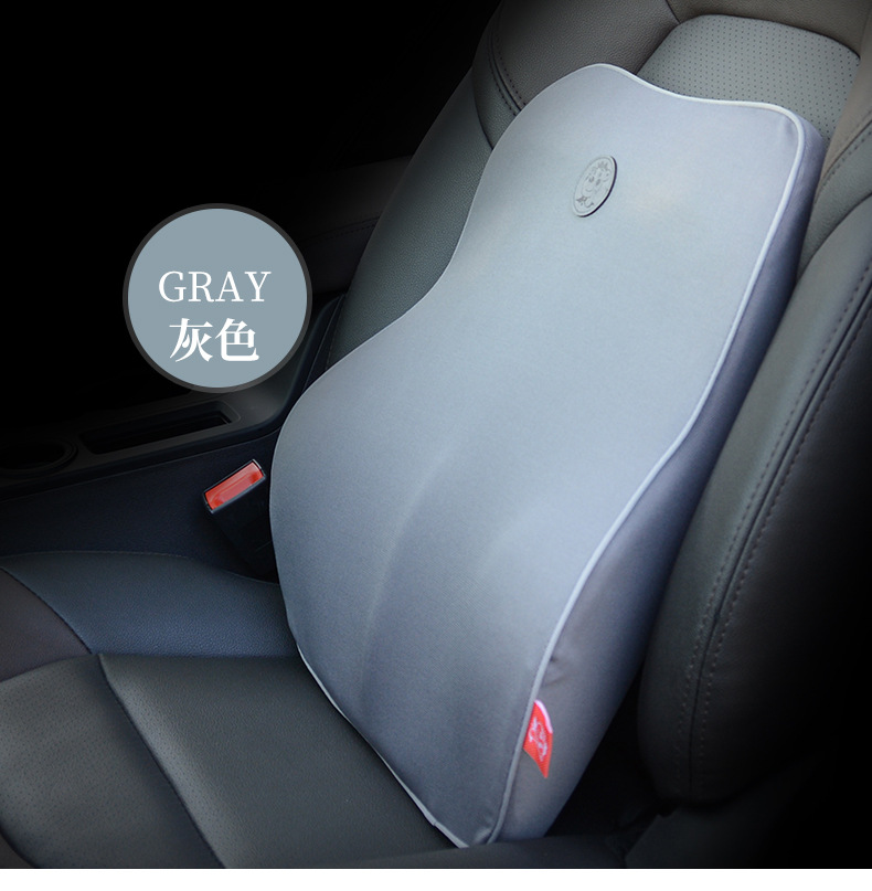 In-Stock Car Seat Cushion Lumbar Support Breathable Memory Foam Driver Seat Care Massage Backrest Cushion