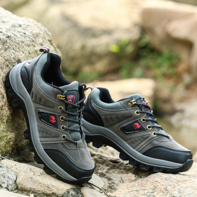 速卖通跨境2019爆款拼多多秋冬户外登山徒步低帮单鞋耐磨男鞋代理|ms