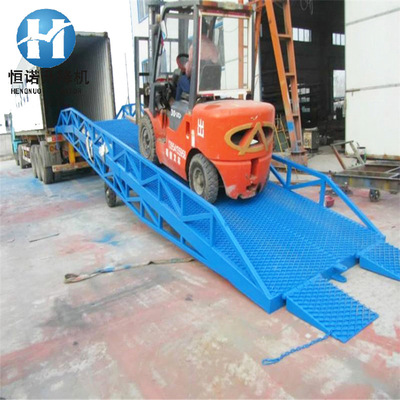 12T移动式登车桥 集装箱装卸货平台 物流电动液压登车桥厂家|ms