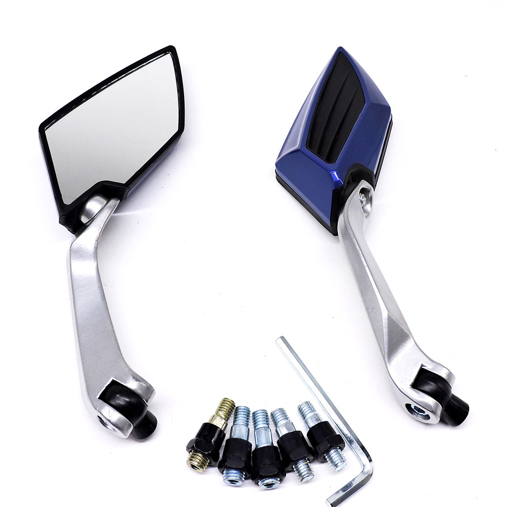 Motorcycle Modified Rearview Mirror, Scooter, Street Car, Moped Rearview Mirror, Reversing Mirror, Rearview Mirror, Diamond-Shaped Reflector