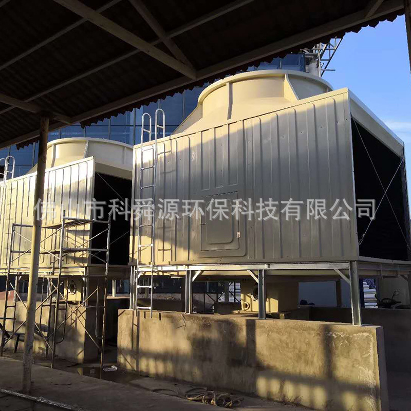 工业冷却塔 方形横流中温一体式冷却塔 方形横流钢制闭式冷却塔