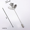 Metal brooch suitable for men and women for leisure
