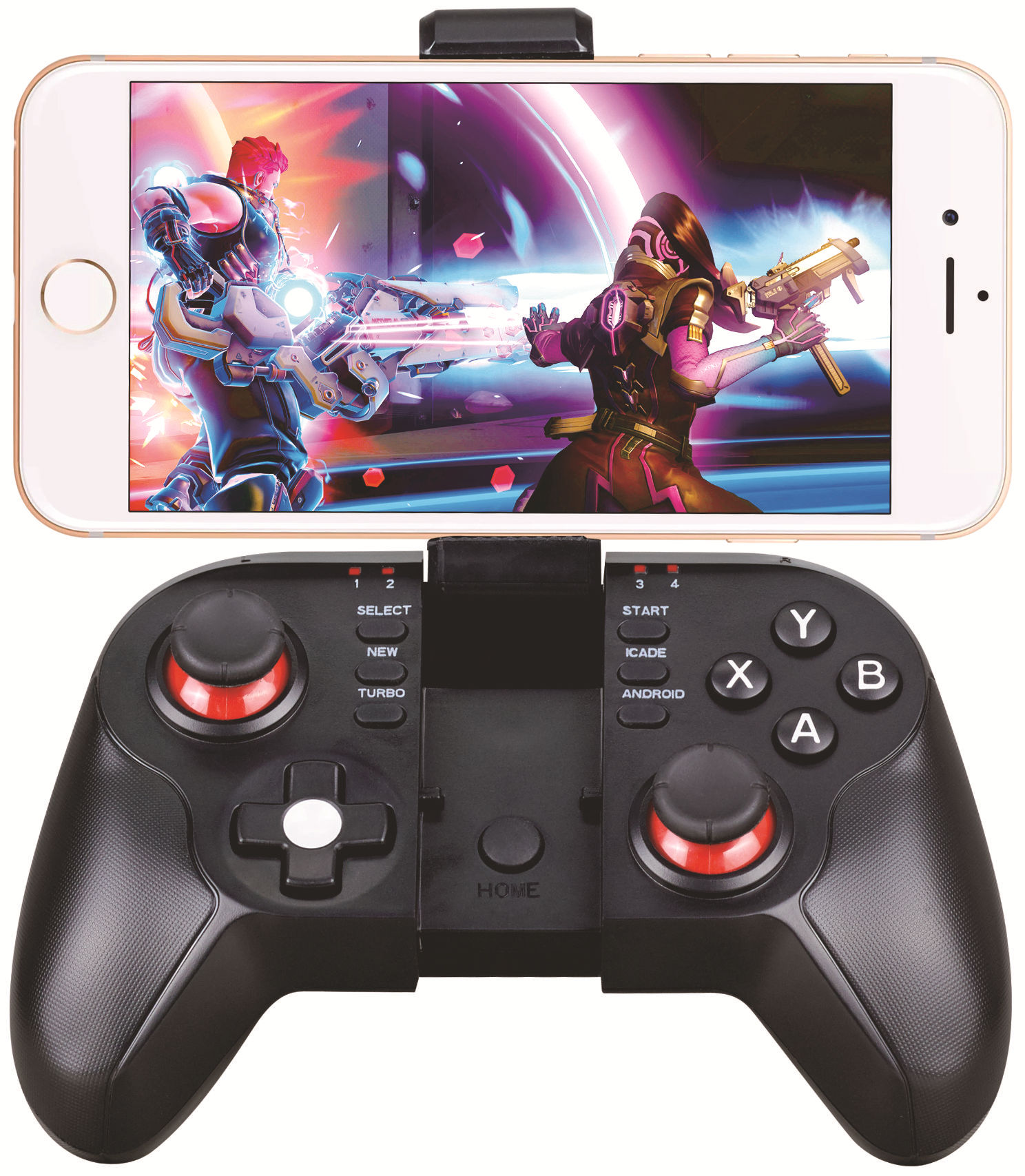 Mando de juego inalámbrico Bluetooth Terres T9 para móvil, Smart TV, PC y Set-Top Box - 