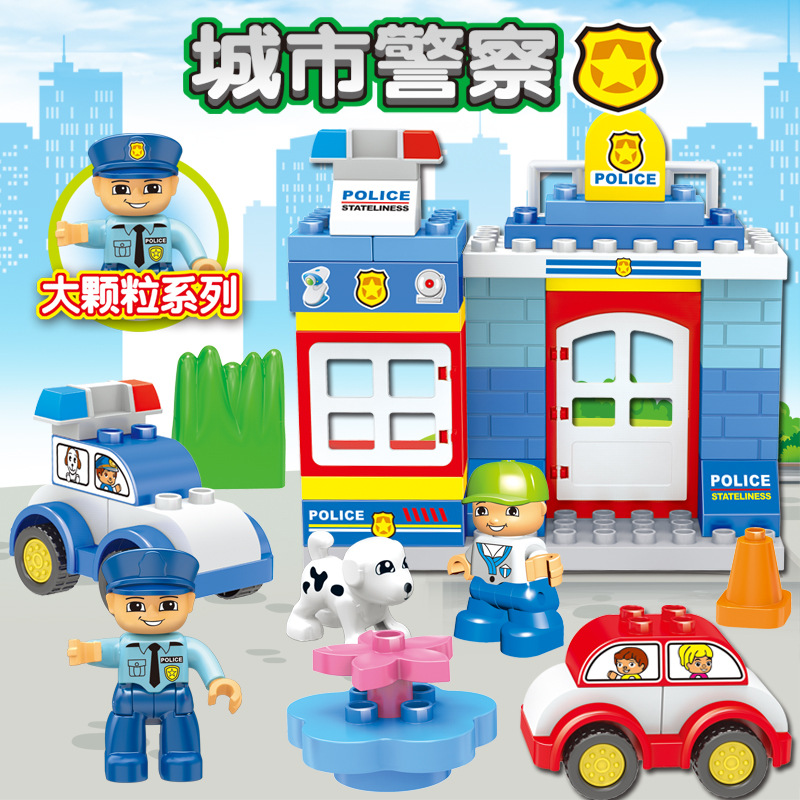 Конструктор, минифигурки, полиция, 54 шт