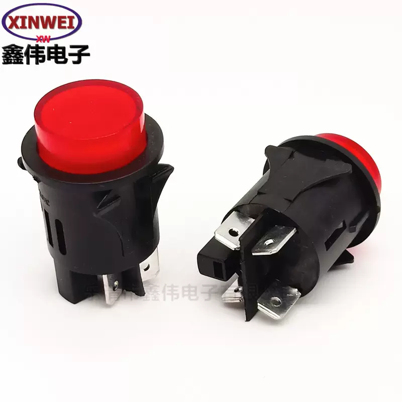 25MM大功率一键启动开关按钮开关 童车开关 大电流汽车改装开关
