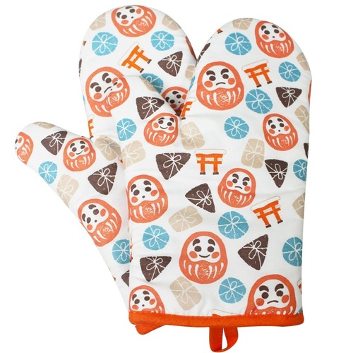 Cartoon-style gloves, oven-resistant, heat-resistant, microwave, anti-scalding, heat-insulating gloves, factory wholesale