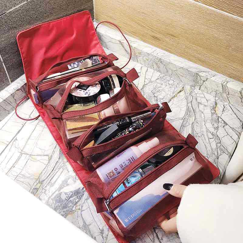 2019新款大容量化妝包ins風日韓收納袋出差旅行洗漱包壹件代發