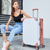 Aluminum frame Draw bar box customized Universal wheel Boarding case student trunk One piece On behalf of suitcase business affairs Draw bar box