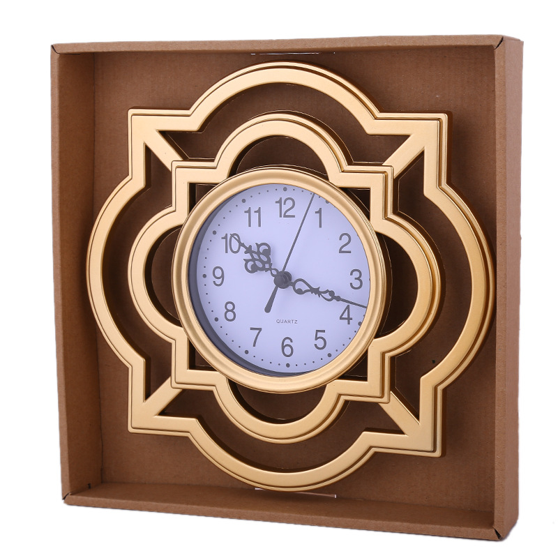 Reloj de pared simple de estilo europeo de moda moderna sala de estar simple Nórdico creativo Hogar personalizado reloj al por mayor