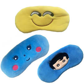 新款Q表情眼罩小熊维尼神奇宝贝可调节护眼罩松紧绳遮光眼罩