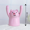 Lift the pork pink, raise the pig cake decoration, the birthday cake decoration card holder, the pig sow clip