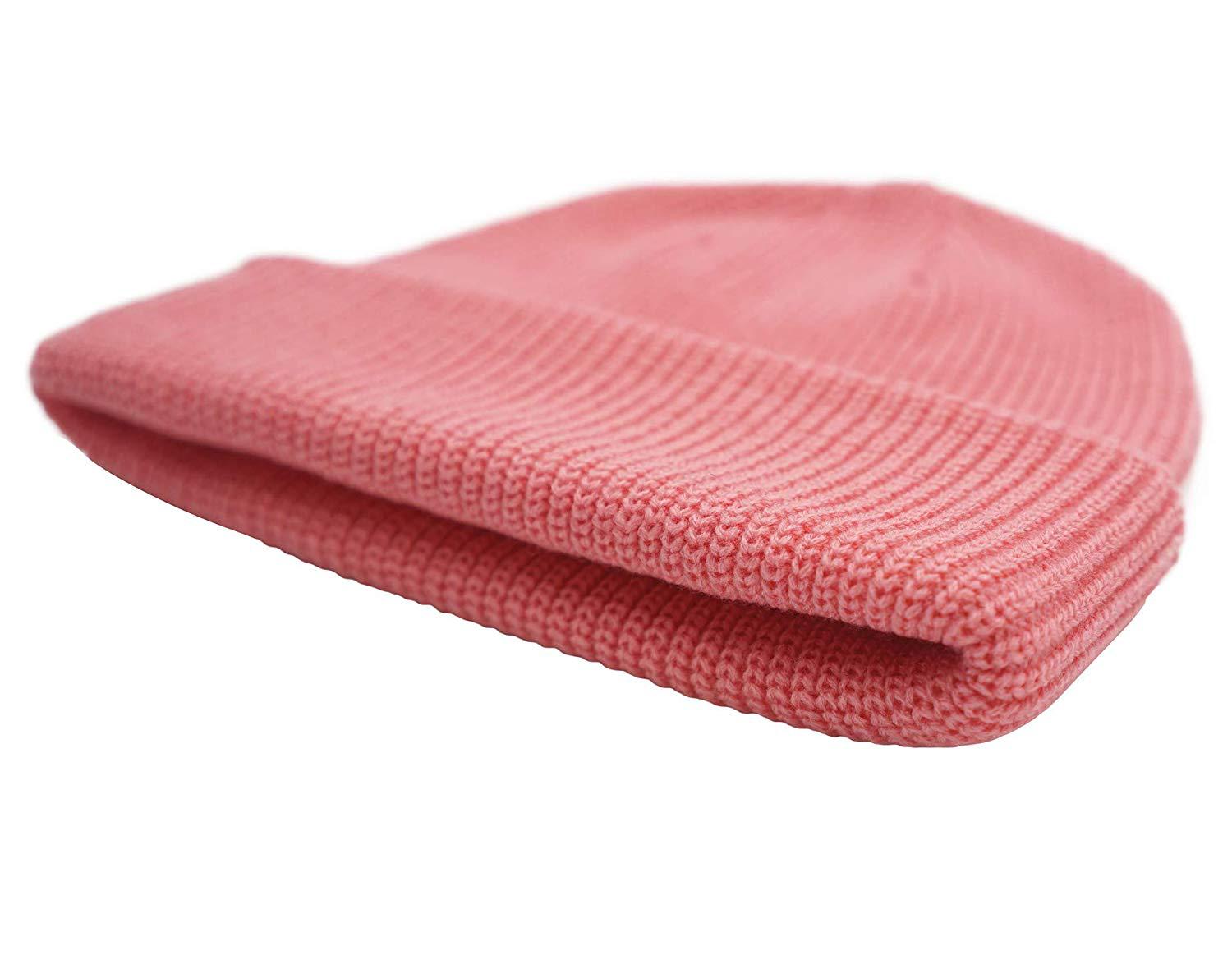 yarn Material Unisex Simple Style Solid Color Eaveless Wool Cap