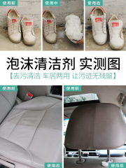 Branding Car Interior Cleaning Agent, Leather Seat Use Water-Free Powerful Degreasing Multi-Function Foam Cleaner