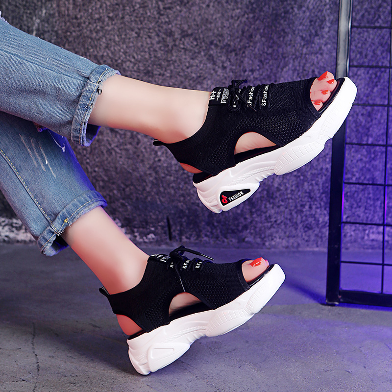 Chaussures été pour femme en Caoutchouc - Ref 3346903 Image 4