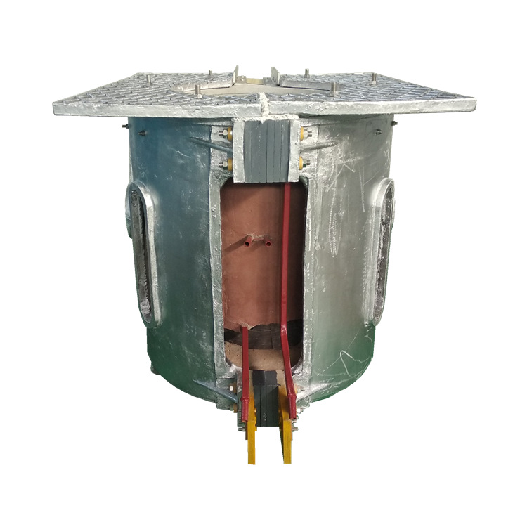 江苏废铁3吨中频电炉生铁熔炼炉 翻砂熔炉铁球浇铸设备山东中频炉