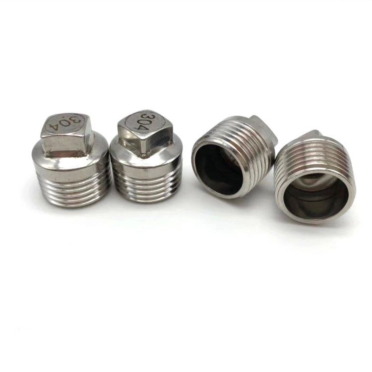 浙江厂家直销精品不锈钢4分堵头G1/2外牙 量大价优