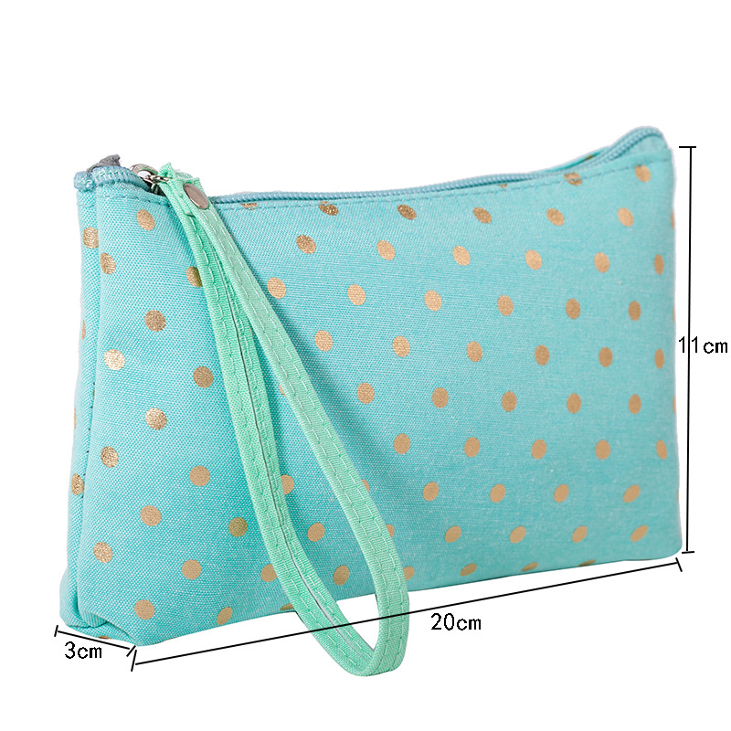 Portable Sweet Fabric Cosmetic Bag Toiletry Bag display picture 3