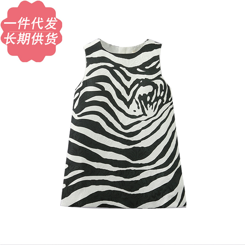 2021 New Children's Striped Vest Dress for Girls, Baby Striped Dress, Wholesale Children's Clothing