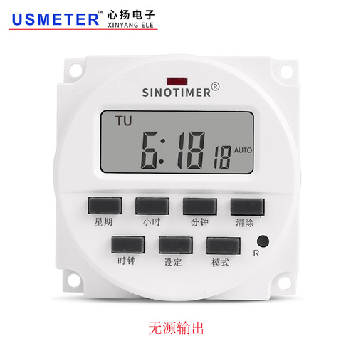 TM618N programmable timer switch with automatic cyclic timing control