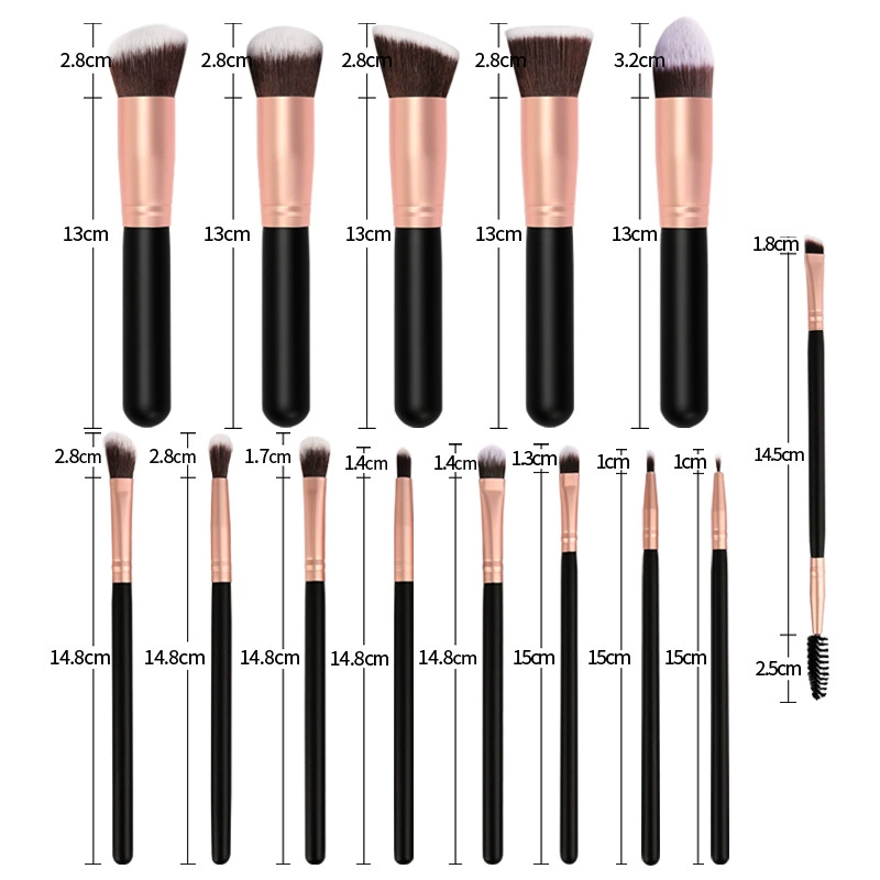(Cross-border trading), brush, face blush, 14 pieces, full set