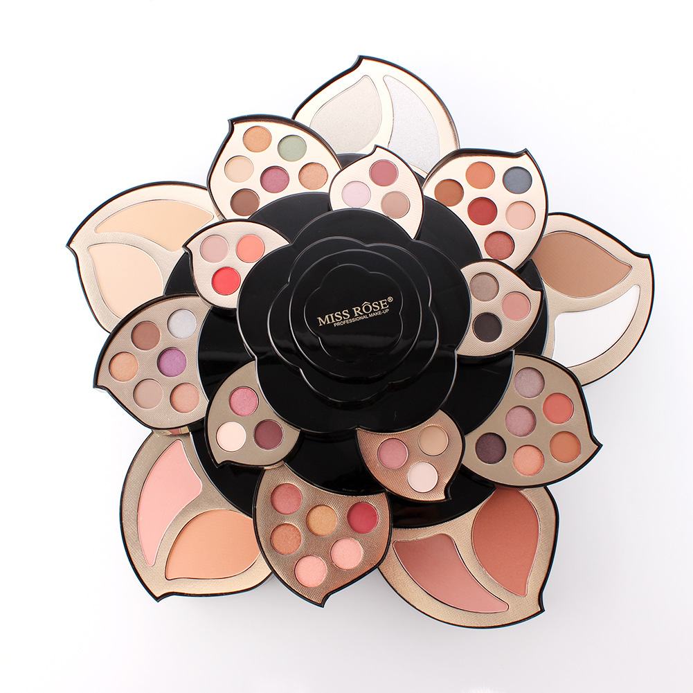 Black Big Plum Blossom Palette Multi-functional Makeup Set display picture 1