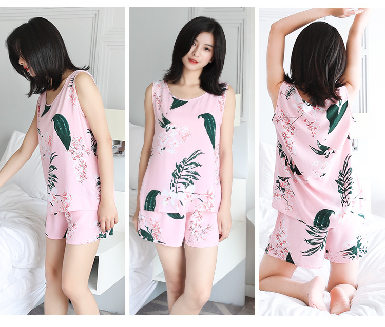 无袖棉绸套装_06