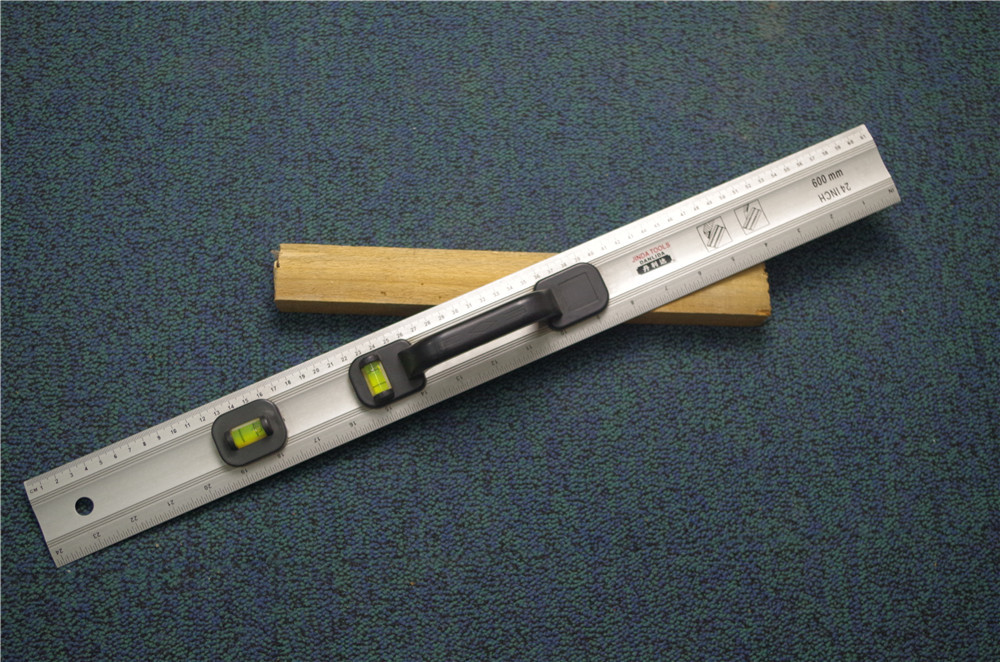 厂家直销优质划线尺带手柄水泡铝