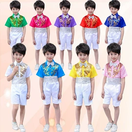 儿童表演服;武术服;男式cosplay表演服