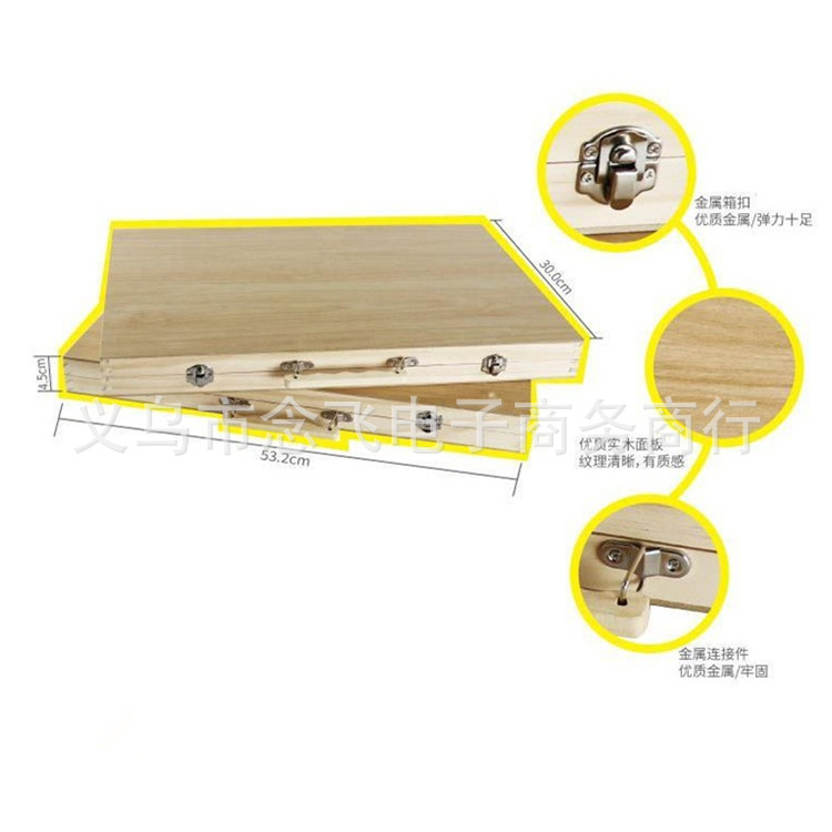 180 unidades caja de madera cepillo traje acuarela pluma crayón graffiti pintura arte papelería niños regalo al por mayor