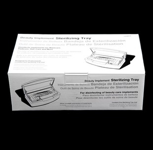 Nail tools disinfection box cleaning box alcohol box cleaning nail tools