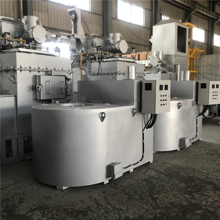 天然气烧嘴熔铝炉 300公斤热交换式燃气炉融铝炉 