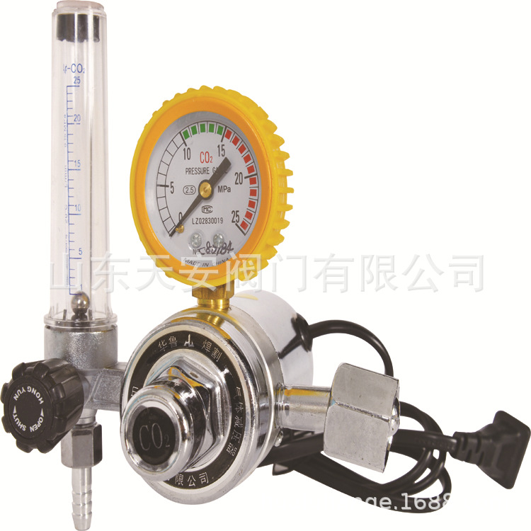 华鲁   二氧化碳减压器（电加热基本款  ）  36V  /  220V