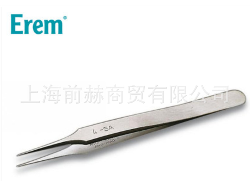 瑞士Erem镊子4SA细型直头110mm不锈钢非磁性耐酸耐热镊子