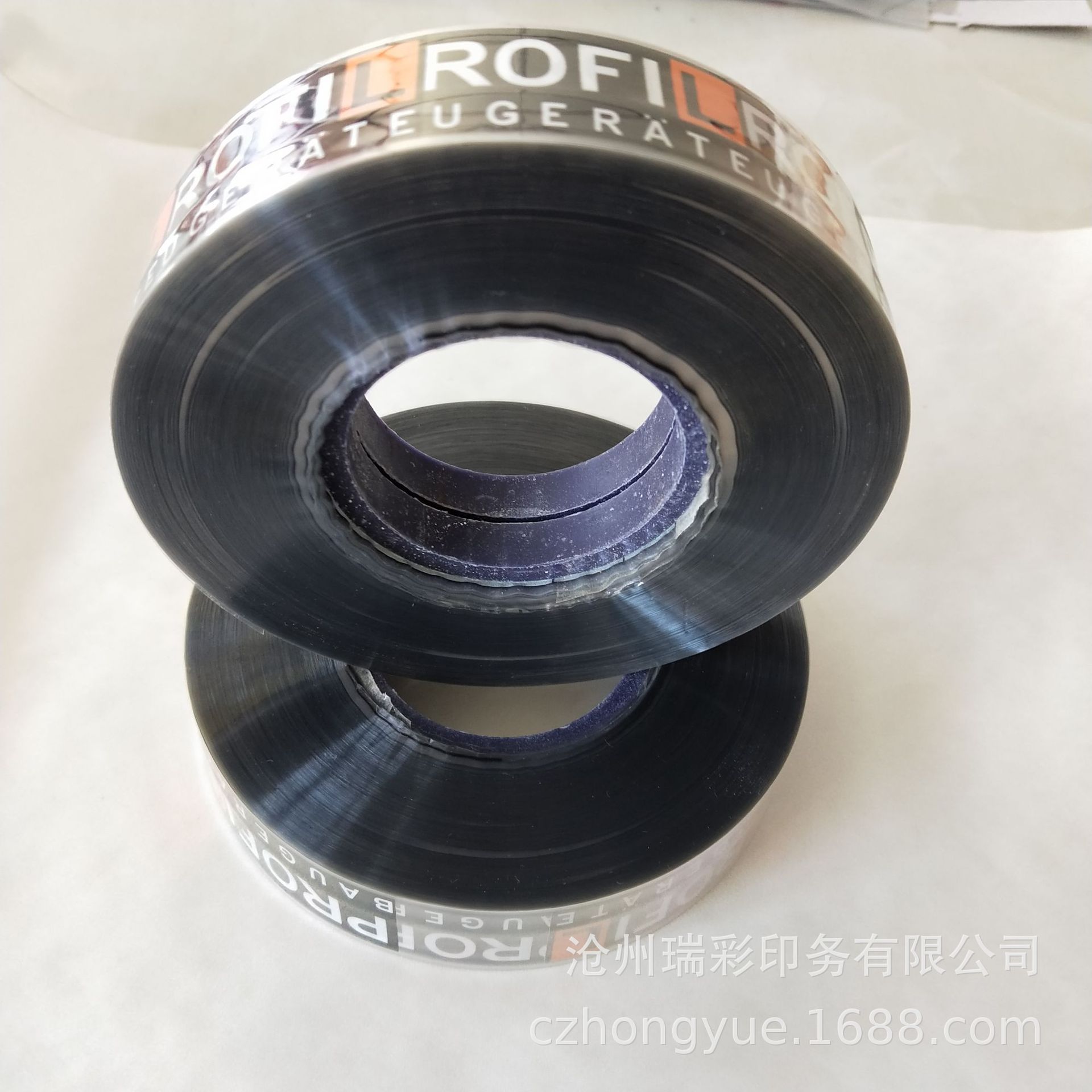 供应橡胶管硫化标签 橡胶硫化条 彩色胶管硫化色带 热转印商标