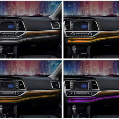 Highlander special modified car | Panel (Dashboard) işıqlandırması