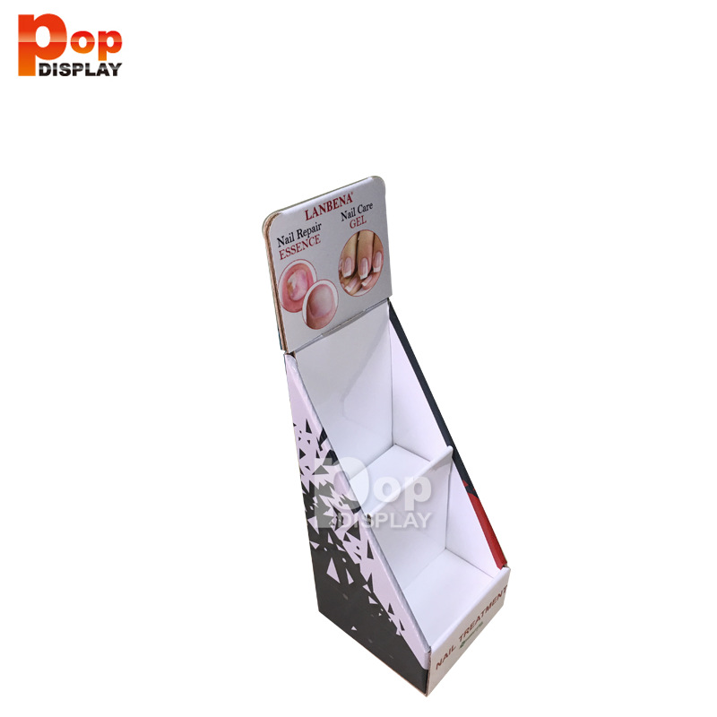 工厂定制玩具挂钩纸展示盒 超市小商品纸陈列架 收银纸座台PDQ