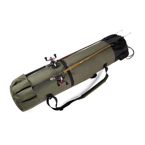 New sea rod fishing rod harness storage bag, outdoor portable fishing bag, single-shoulder large capacity fishing gear bag