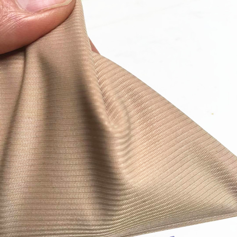 针织面料 涤氨T涤梭纹布 高弹速干透气 运动服T恤布料