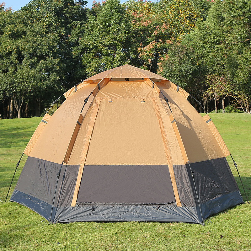 Travel automatic waterproof hexagonal tent for camping for traveling