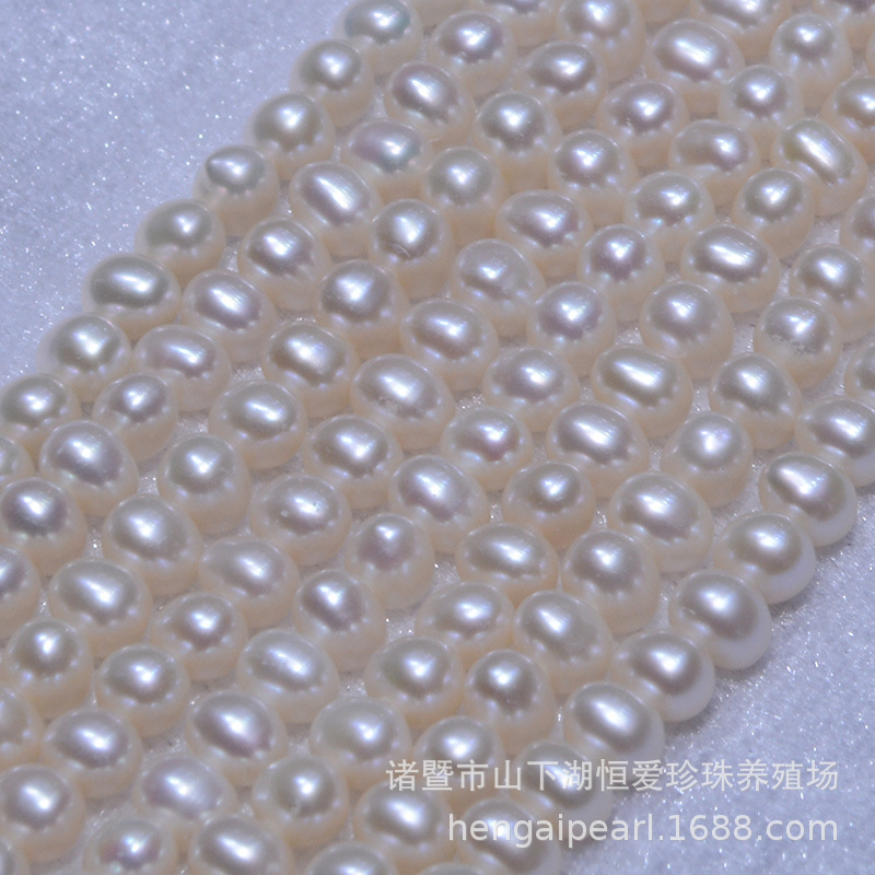 珍珠批发冲头项链基本无瑕淡水珍珠项链批发 诸暨珍珠小项链批发