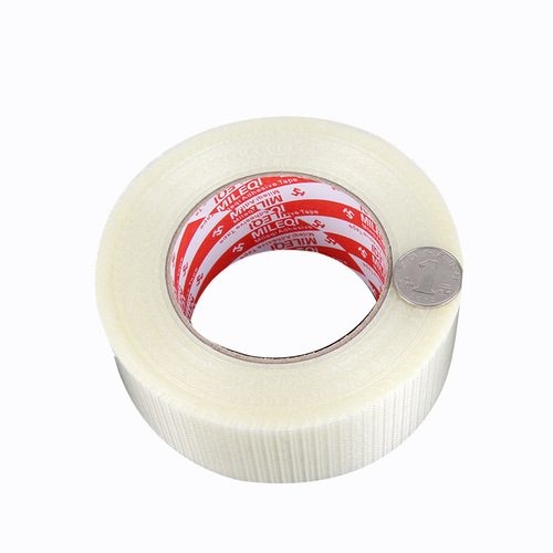 Mileqi mesh fiber tape single-sided strong glass toy airplane model waterproof sealing tape