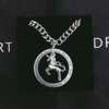 Retro necklace hip-hop style suitable for men and women, pendant, European style