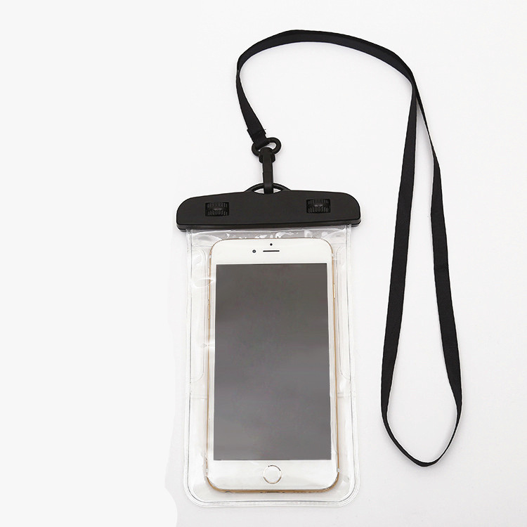 Manufactor Direct selling Sandy beach Swimming transparent mobile phone Waterproof bag drift Mobile phone bag pvc outdoors diving Hydration customized