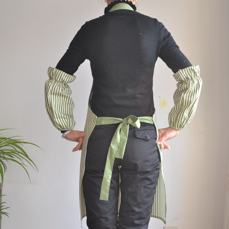 Inicio Cocina Estilo coreano de moda anti-fouling y a prueba de aceite delantal de trabajo de las mujeres de los hombres adultos lindo mono cintura