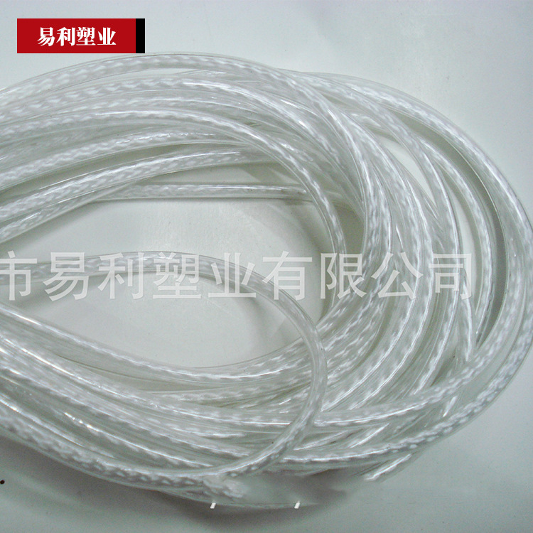 厂家批发 环保麻花塑料绳 袋子拎手提手穿线包塑PVC绳 可定制|ms