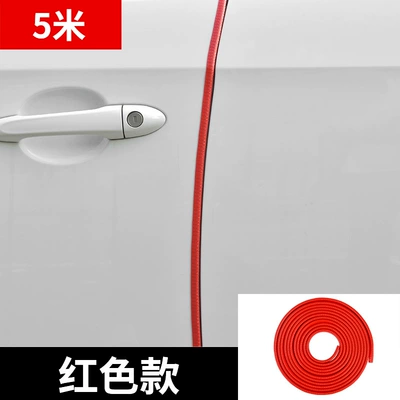 Car Door Anti-Collision Strip Qapı və bamper qoruyucu zolaqlar - red-5-m