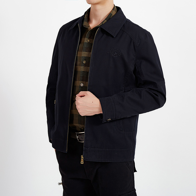 9919 chaqueta transfronteriza para hombre algodón suelto papá desgaste 40-50 años chaqueta para hombre chaqueta casual para hombre