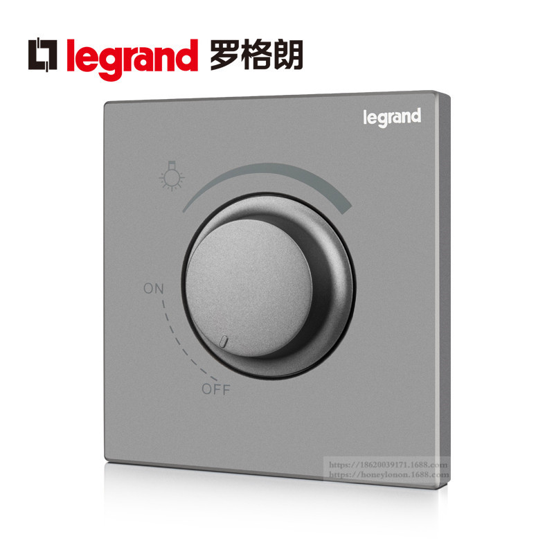 Legrand/罗格朗 逸景系列 500W调光开关_深砂银K8/M2-C3