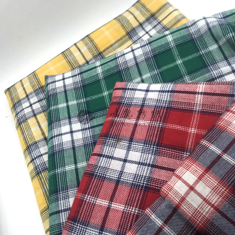 现货供应 全棉色织 时尚衬衫面料 男女童装专用 四季爆款热销中