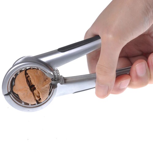 Thickened zinc alloy funnel walnut clip creative multi-purpose walnut clip nut pliers peeling kitchen gadgets